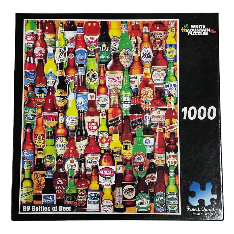 White Mountain 99 Bottles of Beer 1000 Piece Jigsaw Puzzle