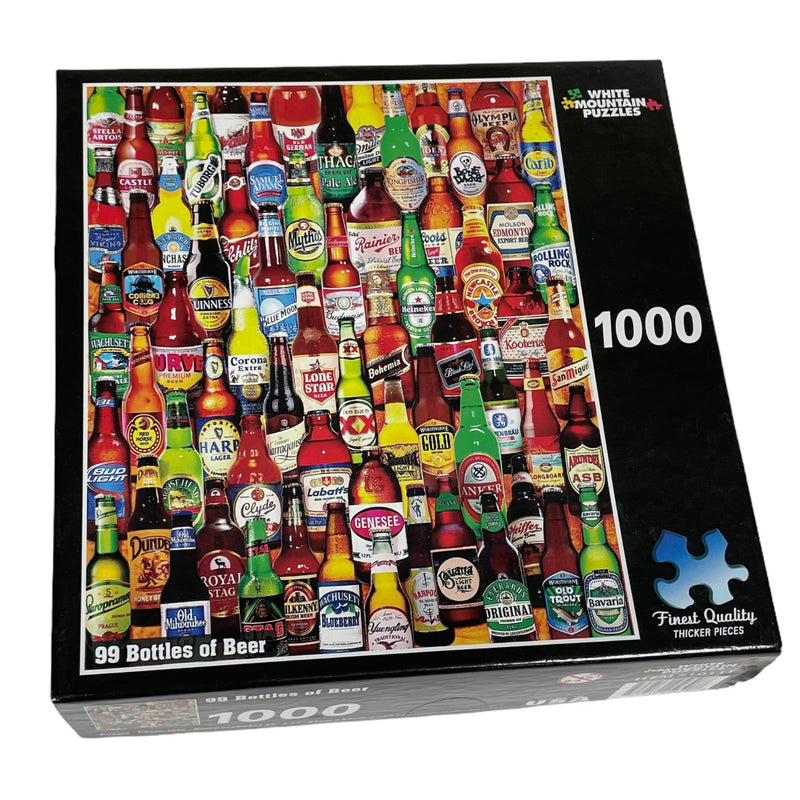 White Mountain 99 Bottles of Beer 1000 Piece Jigsaw Puzzle