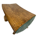 Handmade Hand Carved 24.5"x12"x12" Wood Tree Small Bench Stool