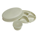 Tupperware Divided Vegetable Fruit Chip Dip Serving Tray Set 1665