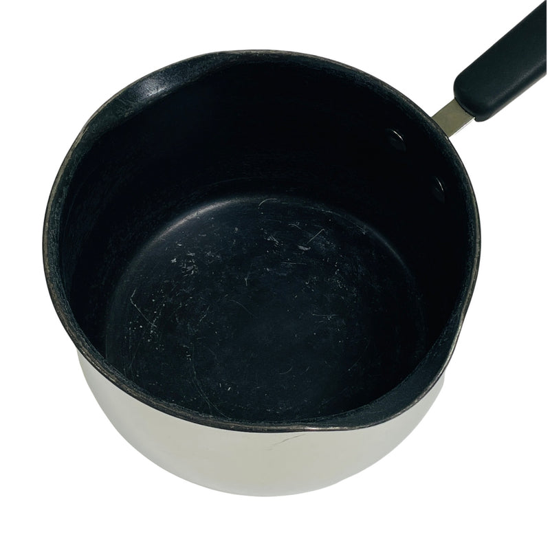 Cook's Essentials Impactbase 18/10 Stainless Steel Nonstick 3 Qt Pour Pot w/ Strain Lid