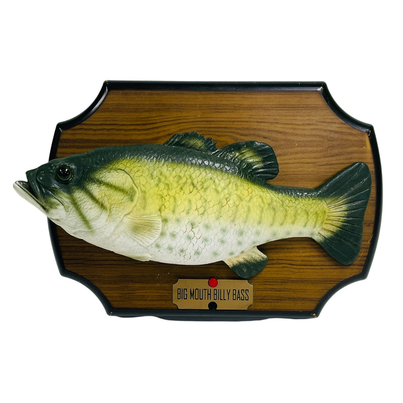 Gemmy Big Mouth Billy Bass 1999 Animated Singing Mounted Fish Stand