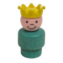Fisher Price 1974 Vintage Little People Play Family Castle Prince Figure