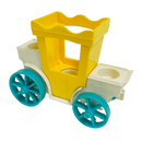 Fisher Price 1974 Vintage Little People Play Family Castle Toy Carriage