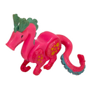 Fisher Price 1974 Vintage Little People Play Family Castle Pink Dragon Figure