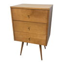 Paul McCobb Planner Group Mid Century Modern MCM Maple 3 Drawer Nightstand