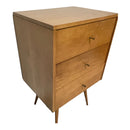 Paul McCobb Planner Group Mid Century Modern MCM Maple 3 Drawer Nightstand