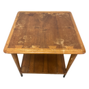 Lane Acclaim Mid Century Modern MCM Dovetail 2 Tier Side End Table