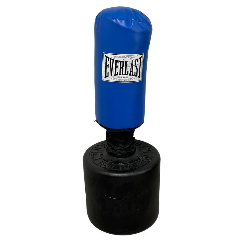 Everlast Blue Free Standing Exercise Fitness Boxing MMA Punching Bag