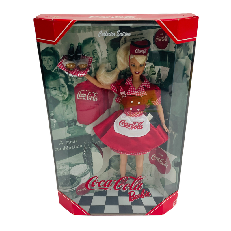 Coca-Cola 1998 Collectors Edition Car Hop Waitress Barbie Doll