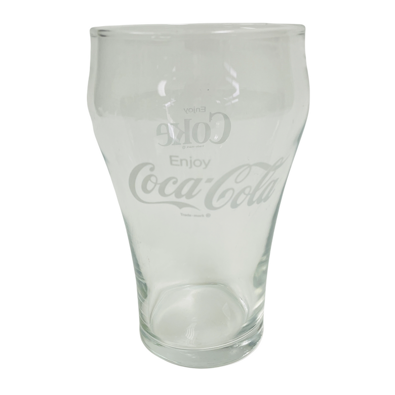 Coca-Cola Enjoy Coke Vintage Bell Shaped Glass 24 oz Tumbler