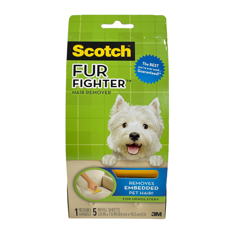 Scotch Fur Fighter Hair Remover Handle & 5 Refill Sheets