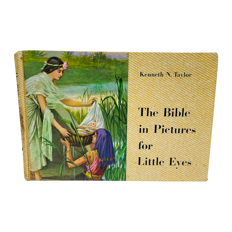 The Bible In Pictures For Little Eyes Kenneth N. Taylor Vintage Hardcover Book