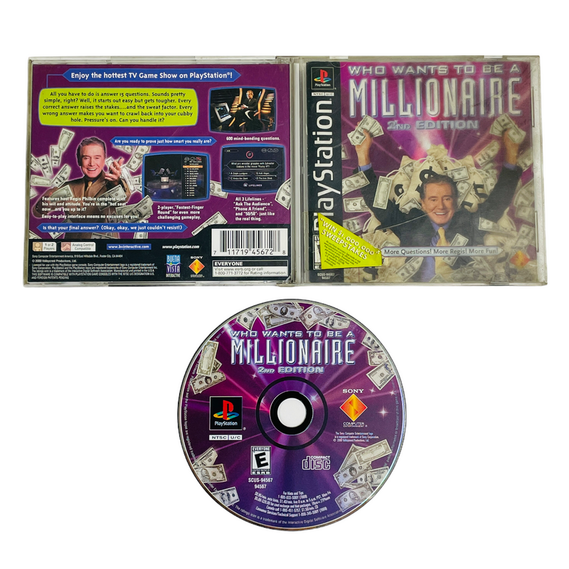 Who Wants To Be A Millionaire 2nd Edition Sony Playstation 1 PS1