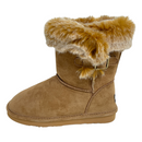 Lamo Women's Suede Fleece Buckle Winter Ankle Boots