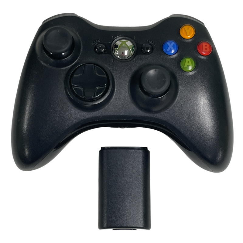 Microsoft Xbox 360 Wireless Black Controller 1460