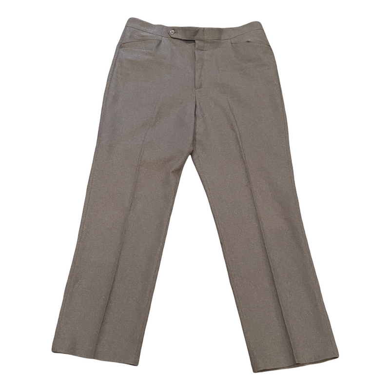 Haggar Expandomatic Men's Polyester Flat Front Dress Pants