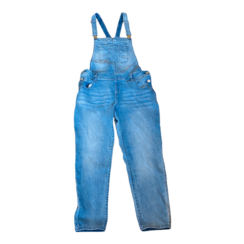 Wallflower Women's Light Denim Adjustable Bib Overall Jeans RN120246