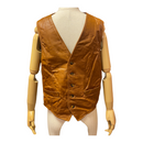 Cosa Nova Men's Brown Suede Leather Vest 9722