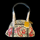 Anuschka Large Paisley Hand Painted Leather Tote Handbag 7205-ZPY