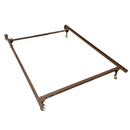 Standard Adjustable Full Queen Metal Bed Frame On Wheels
