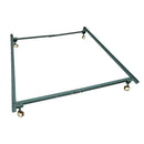 Standard Adjustable Full Queen Metal Bed Frame On Wheels