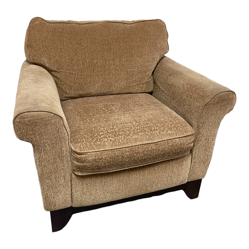 Lane Furniture Beige Brown Cushioned Living Room Accent Chair