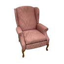 Action Industries Pink Wingback Reclining Chair