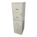 PICK UP ONLY 52" Standard Vertical 4 Drawer Metal File Cabinet w/ Key