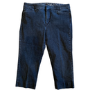 Maureen Bandolino Women's Stretchy Blue Capri Jeans