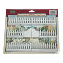 Lemax Village 6 Piece White Wooden Picket Fence With Swinging Door
