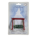 Authentic Christmas Valley Porch Swing Porcelain  2" Figurine
