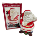 Fine Earthenware Christmas Santa Claus Ceramic 10.5" Cookie Jar