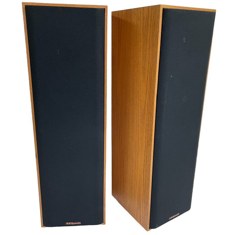 (2) Klipsch Floorstanding Medium Oak Speakers KG-3.5