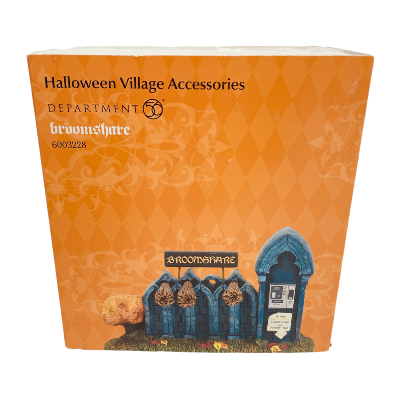 Department Dept 56 Broomshare Halloween Village Accessory 6003228