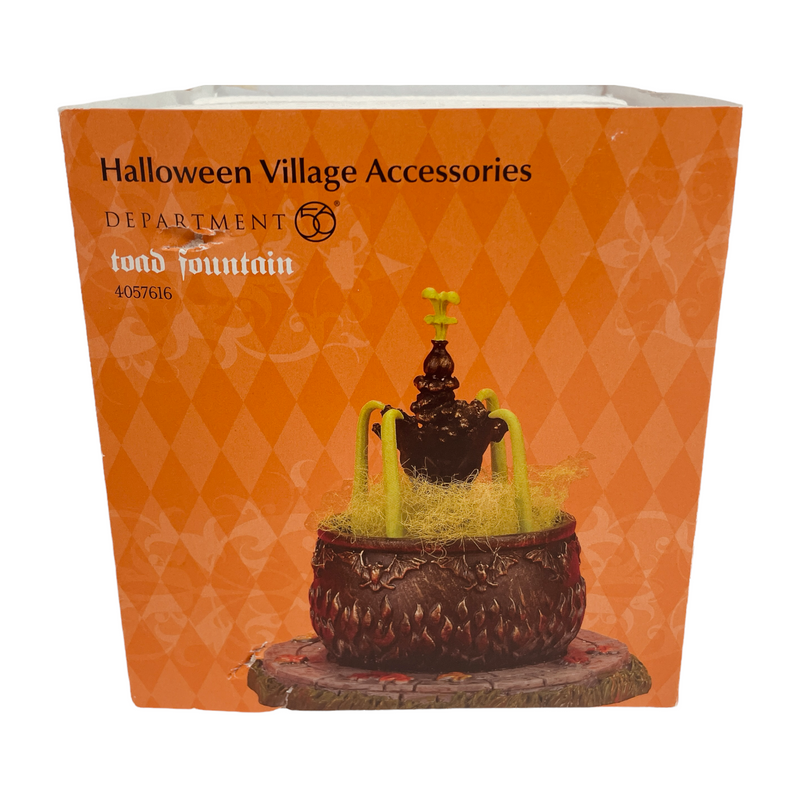 Department Dept 56 Toad Fountain Halloween Village Accessory 4057616