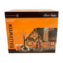 Department Dept 56 Silver Series Happy Halloween Village House Box Set of 4