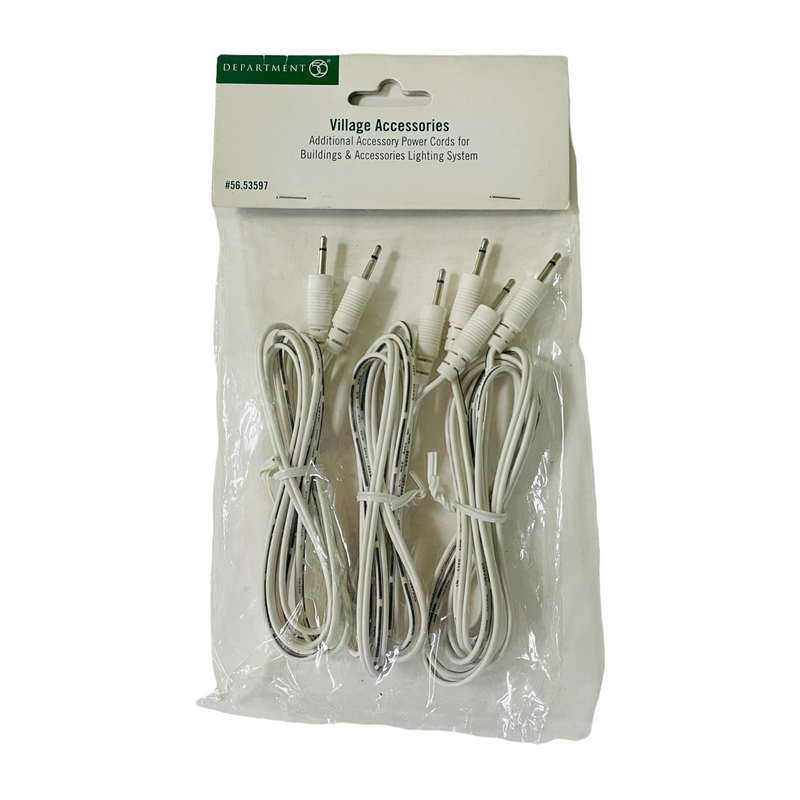 Department Dept 56 Additional Power Cords For Village Buildings & Accessories