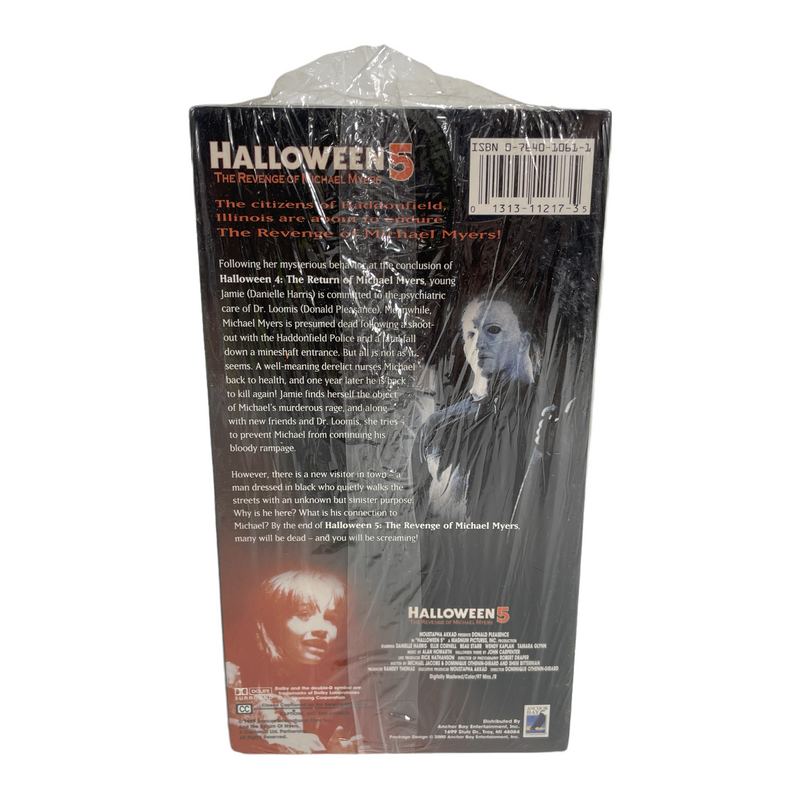 Halloween 5 The Revenge of Michael Myers VHS Tape