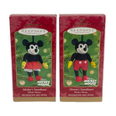 Hallmark Keepsake Disney's Mickey & Minnie Mouse Sweetheart Ornaments