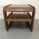 Standard Glass Top Tier Side End Table