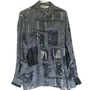 Annie Alexander Rayon Blouse Front Buttons Womens Shirt