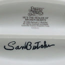 Precious Moments Hes The Healer Of Broken Hearts 6" Figurine 100080 SIGNED SAM BUTCHER