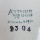 Arthur Wood England Stratford Blue Flowers Floral Porcelain Tea Pot 5304