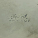 Leonard Silver Plate Centerpiece Lotus Flower Bowl 3 Candle Stick Holder