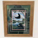 Kim Norlein On Eagles Wings Framed 21.5"x18" Print