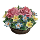 Enesco Basket of Flowers Musical Tune: "Younger Than Springtime" Figurine 229407