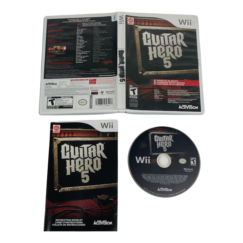 Guitar Hero 5 Nintendo Wii