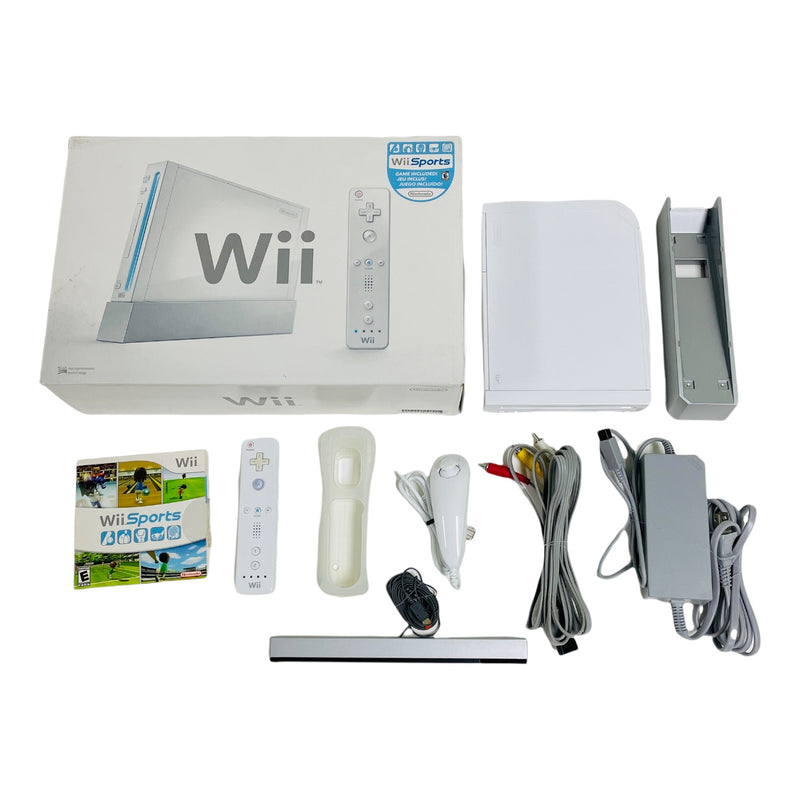 Nintendo Wii White System Console Wii Sports Bundle RVL-001