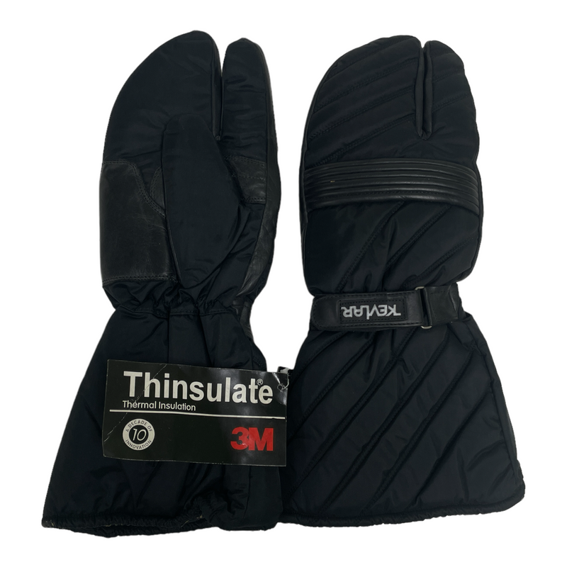 3M Thermal Insulation Made With Kevlar Snowmobile 3 Finger Mitten Gloves